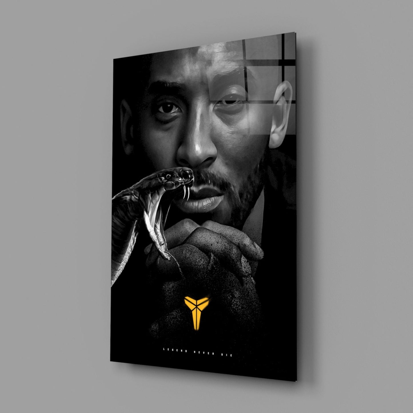 Kobe Bryant Glass Wall Art || Designer Collection