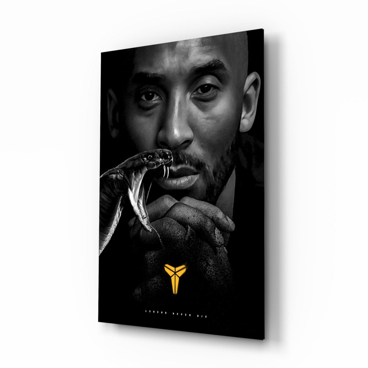 Kobe Bryant Glass Wall Art || Designer Collection