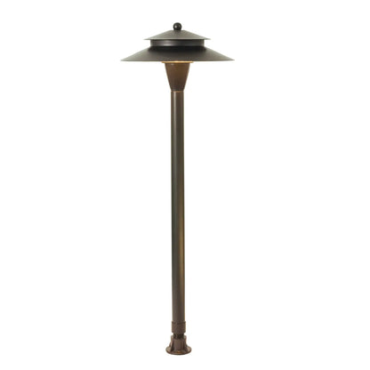 Tvånivå utomhusbelysning för gångväg med G4-sockel och 72" ledningskabel