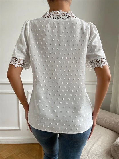 Blossom Lace V-Neck Top