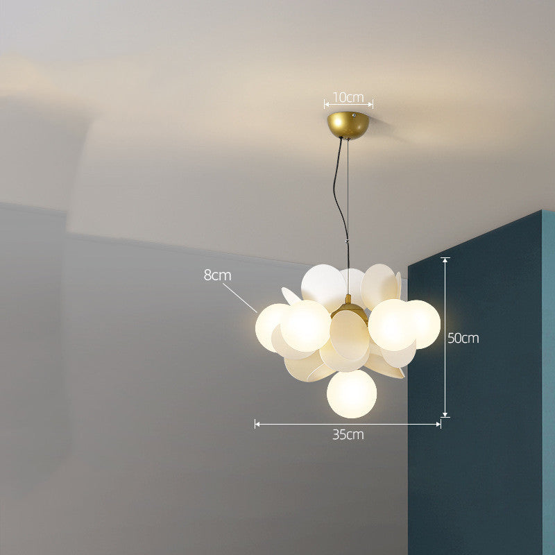 Nordický lustr moderní minimalistické osvětlení obývacího pokoje a ložnice
