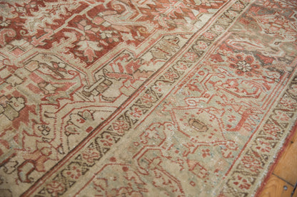 8x12.5 Vintage Distressed Heriz Carpet