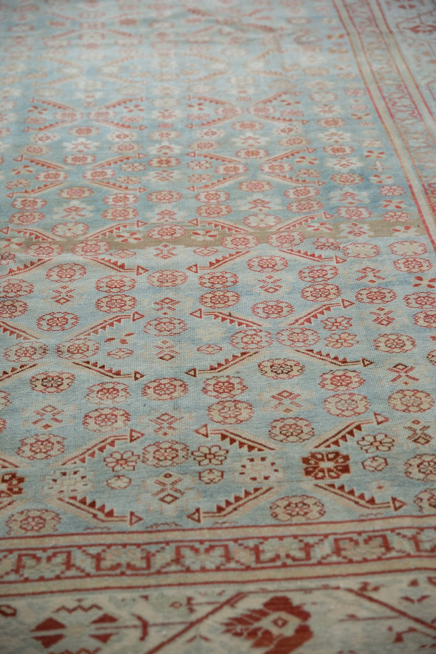 7x10 Vintage Fine Distressed Malayer Carpet