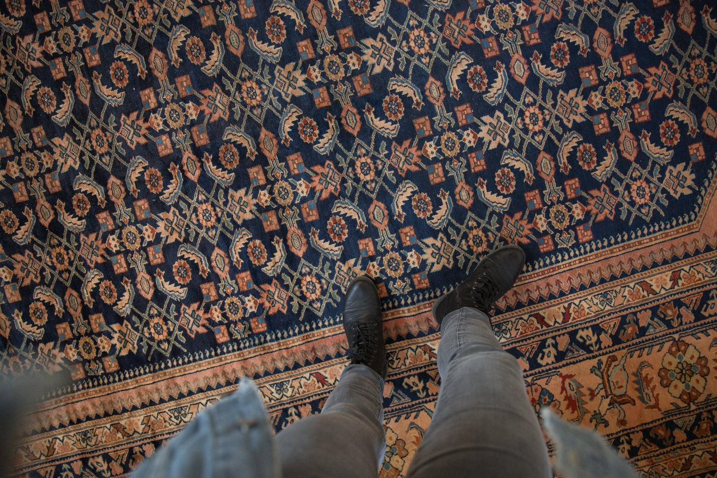 12x18.5 Vintage Fine Lilihan Carpet