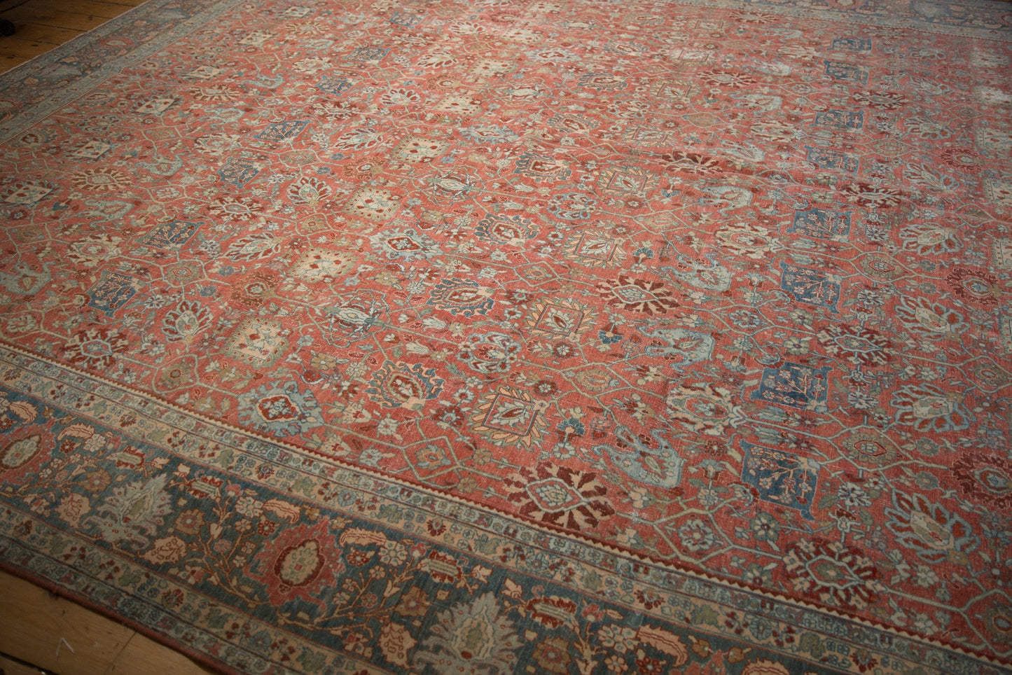 11x18 Vintage Distressed Bijar Carpet