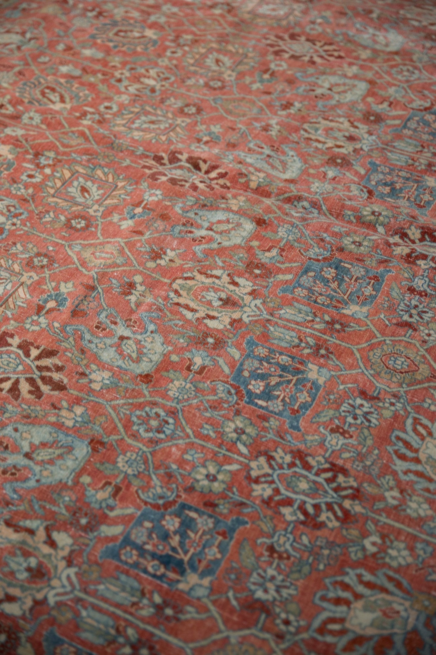 11x18 Vintage Distressed Bijar Carpet