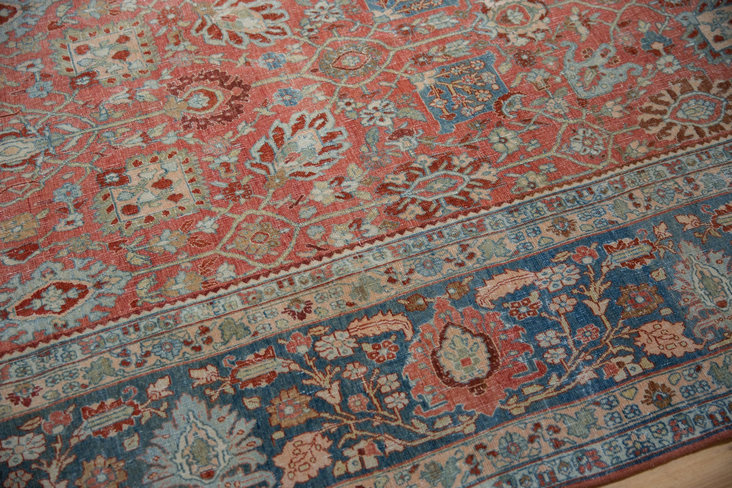 11x18 Vintage Distressed Bijar Carpet