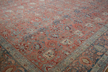 11x18 Vintage Distressed Bijar Carpet