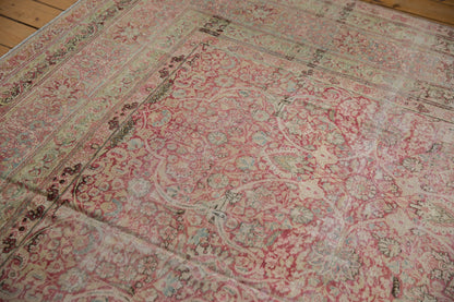 9.5x18.5 Antique Distressed Kermanshah Carpet
