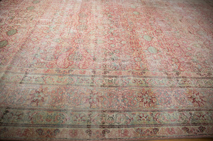 9.5x18.5 Antique Distressed Kermanshah Carpet