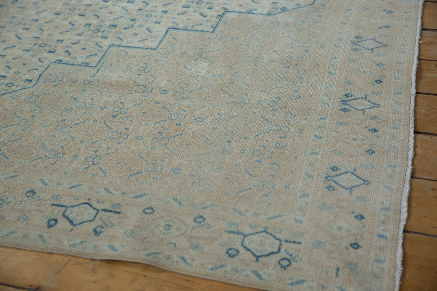 7x9.5 Vintage Distressed Birjand Carpet