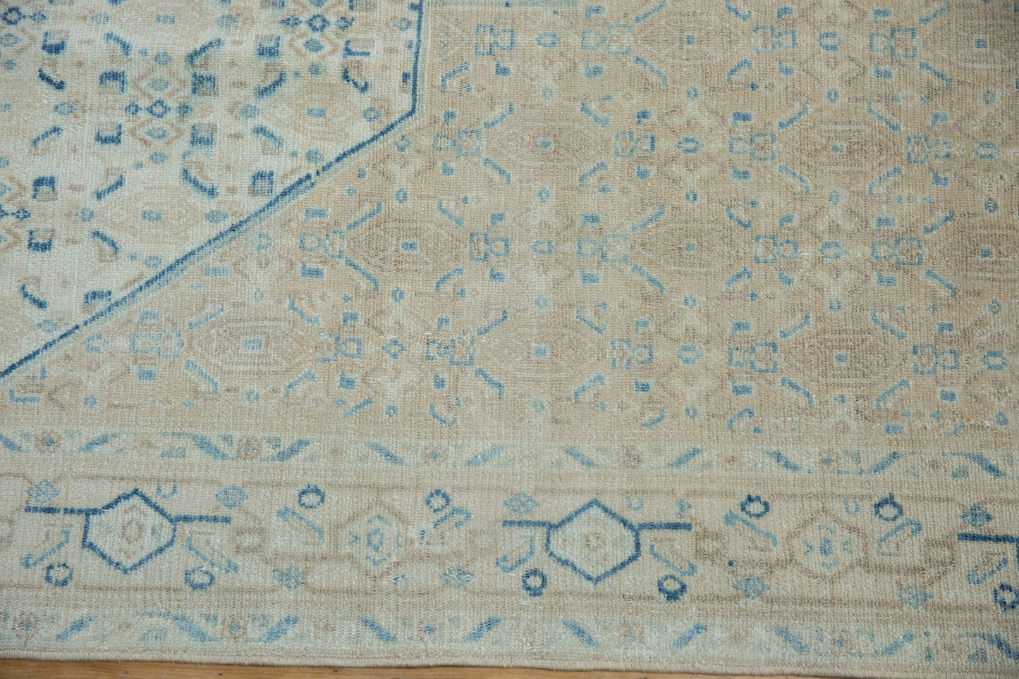 7x9.5 Vintage Distressed Birjand Carpet