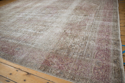 10x12.5 Vintage Distressed Tabriz Carpet