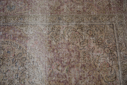 10x12.5 Vintage Distressed Tabriz Carpet