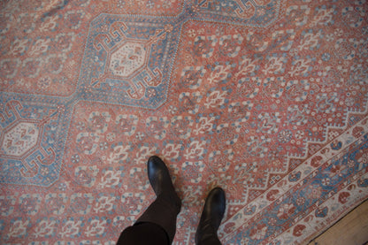 7.5x10 Vintage Distressed Qashqai Carpet