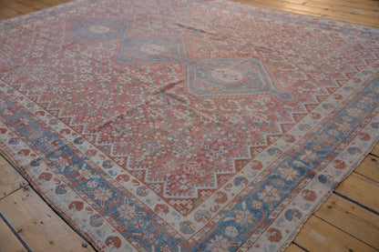 7.5x10 Vintage Distressed Qashqai Carpet