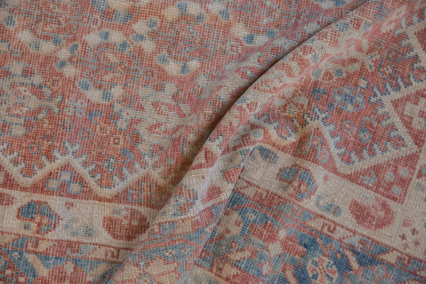 7.5x10 Vintage Distressed Qashqai Carpet