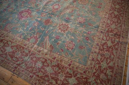 11.5x17 Vintage Distressed Yezd Carpet