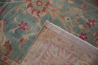 11.5x17 Vintage Distressed Yezd Carpet