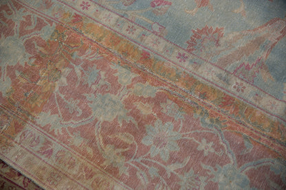11.5x17 Vintage Distressed Yezd Carpet