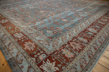 12.5x20 Vintage Distressed Bibikabad Carpet