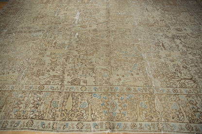 6.5x9.5 Vintage Distressed Tabriz Carpet