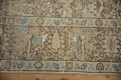 6.5x9.5 Vintage Distressed Tabriz Carpet