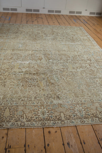 6.5x9.5 Vintage Distressed Tabriz Carpet
