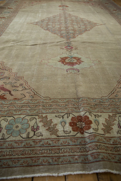 8x12 Vintage Distressed Tabriz Carpet
