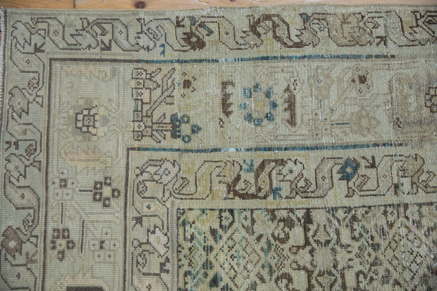 6.5x9.5 Vintage Distressed Hamadan Carpet