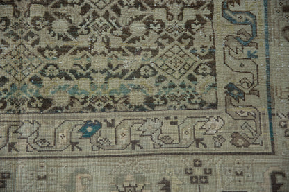 6.5x9.5 Vintage Distressed Hamadan Carpet