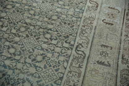6.5x9.5 Vintage Distressed Hamadan Carpet