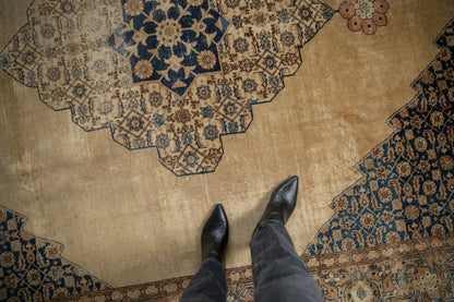 8.5x11 Vintage Distressed Tabriz Carpet