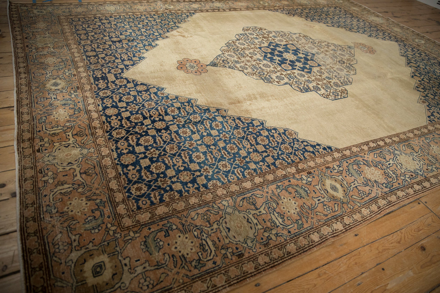 8.5x11 Vintage Distressed Tabriz Carpet