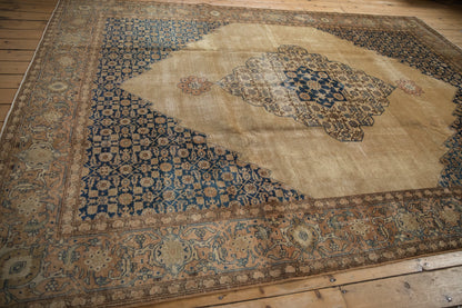 8.5x11 Vintage Distressed Tabriz Carpet