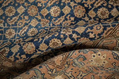 8.5x11 Vintage Distressed Tabriz Carpet