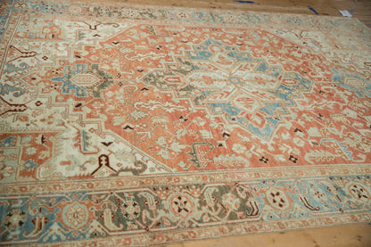 7.5x10.5 Vintage Distressed Heriz Carpet
