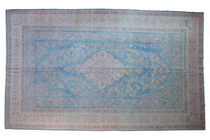 10x16.5 Vintage Distressed Meshed Carpet