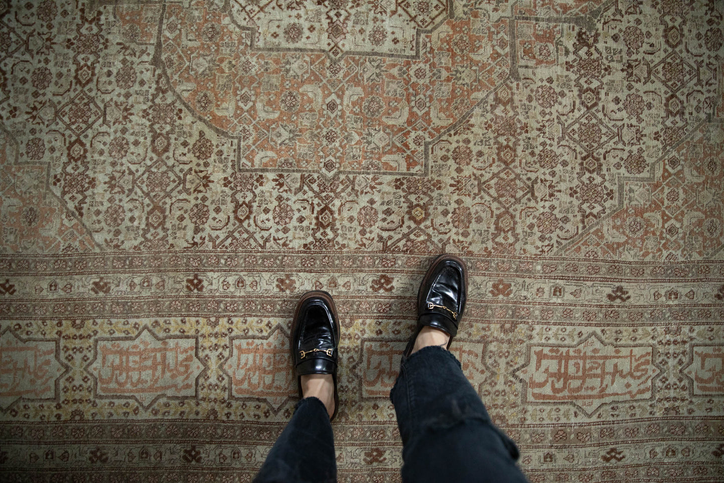 9.5x12 Antique Fine Tabriz Carpet