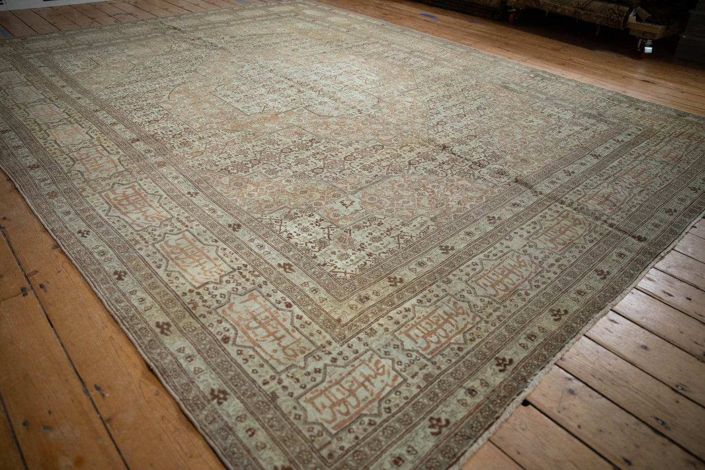 9.5x12 Antique Fine Tabriz Carpet