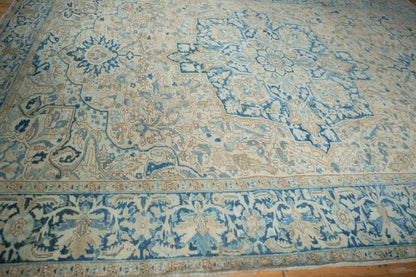 9.5x12.5 Vintage Distressed Heriz Carpet