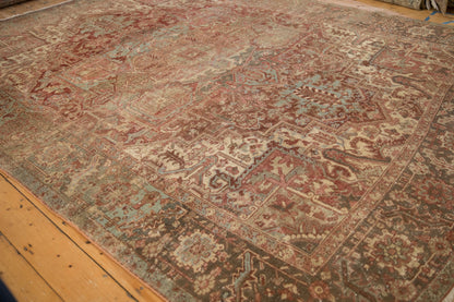 8x11.5 Vintage Distressed Heriz Carpet