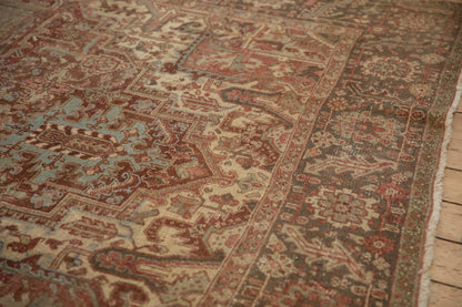 8x11.5 Vintage Distressed Heriz Carpet