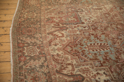8x11.5 Vintage Distressed Heriz Carpet
