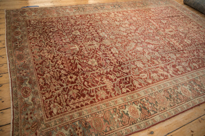 8x11.5 Vintage Fine Distressed Heriz Carpet