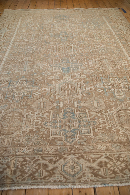 7.5x10 Vintage Distressed Heriz Carpet