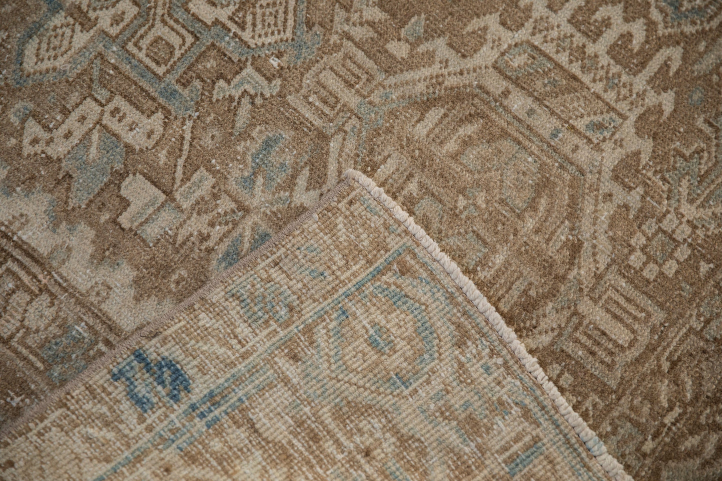 7.5x10 Vintage Distressed Heriz Carpet