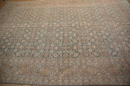 7.5x11 Vintage Distressed Tabriz Carpet