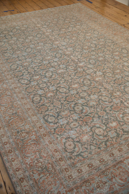 7.5x11 Vintage Distressed Tabriz Carpet