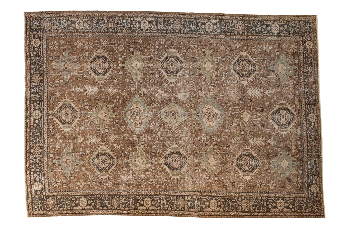 7x10 Vintage Fine Heriz Carpet